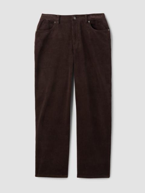 EILEEN FISHER Organic Cotton Stretch Corduroy Straight Pant