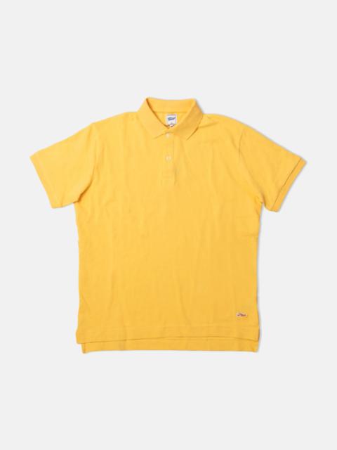 J. PRESS YELLOW PIQUE BURGEE POLO - TRIM FIT