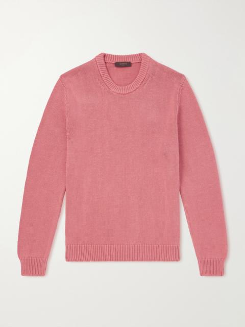 SLOWEAR Slim-Fit Cotton Sweater