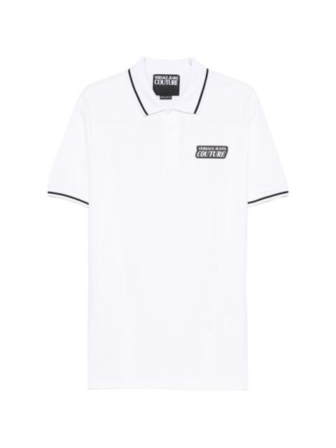 VERSACE JEANS COUTURE logo-print polo shirt