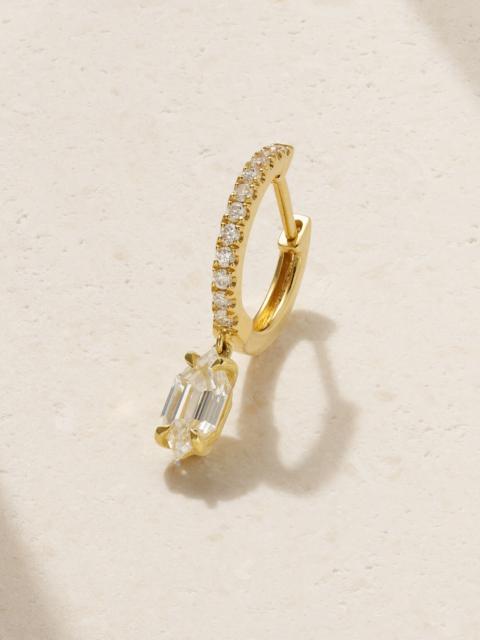 ANITA KO Huggies 18-karat Gold Diamond Single Earring