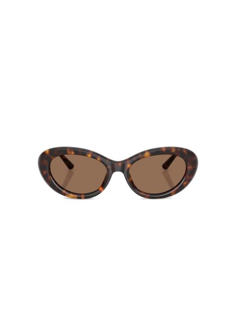 Dolce & Gabbana tortoiseshell oval-frame sunglasses