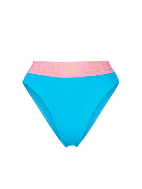 Grecca-waistband bikini bottoms