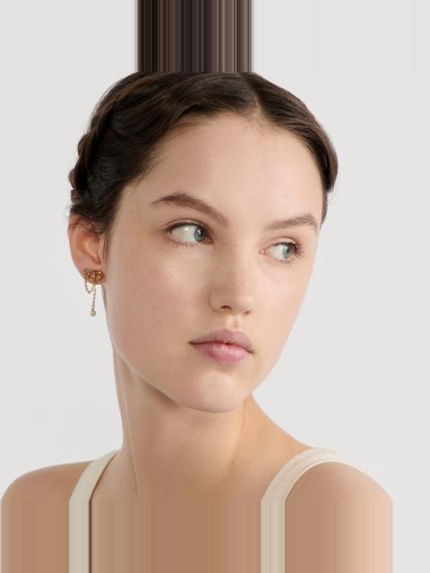 Dior CD Navy Earrings