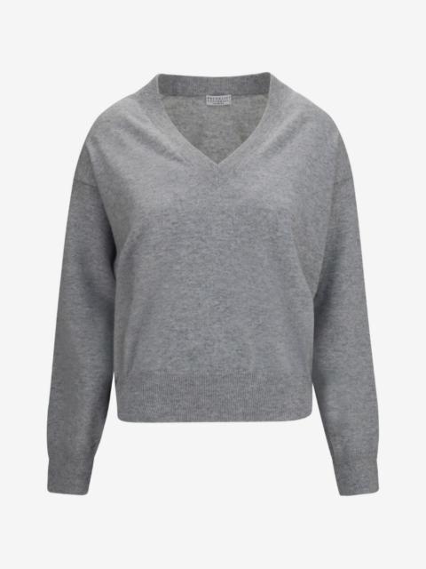 Brunello Cucinelli V-neck cashmere sweater
