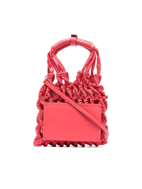 Etro small interwoven tote bag