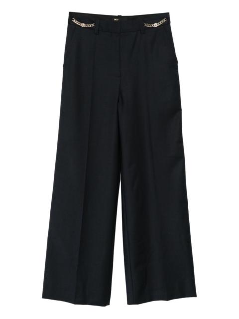 maje chain-embellished trousers