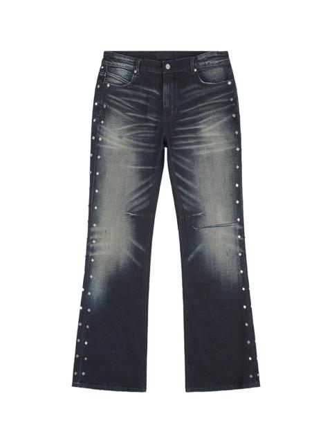 RTA Mael Slim Flare Jeans "Abyss Drift Stud" MCVUD1360 J2234ABSDS