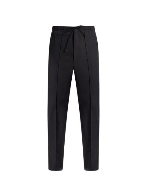 logo-patch drawstring trousers