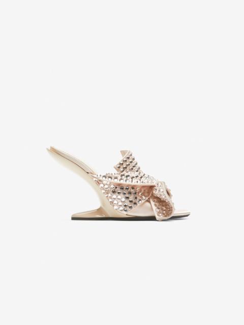 N°21 CRYSTAL BOW MULES