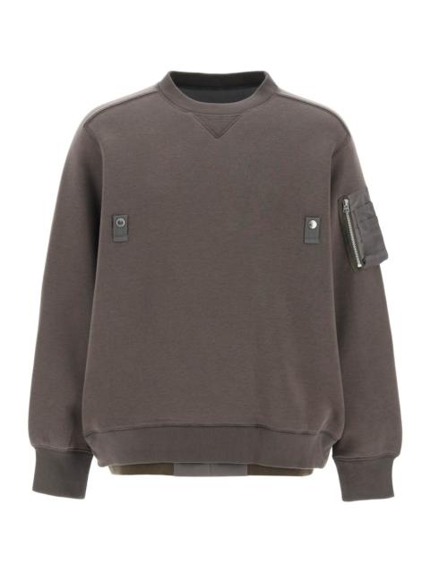 DOUBLE HEM SWEATSHIRT