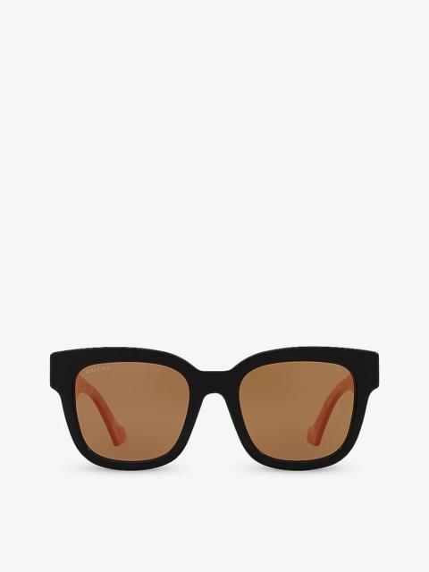 GG0998S square-frame acetate sunglasses