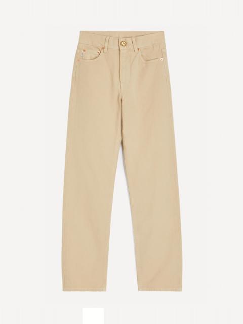 BLAZÉ MILANO Nariida Almond Java Relaxed Wide-Leg Jeans