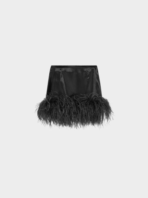 16ARLINGTON GIACI MINI SKIRT IN VELVET