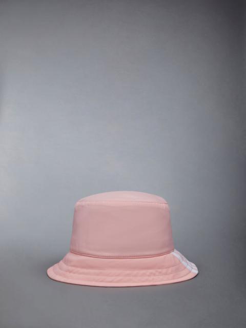 Thom Browne Nylon Swim Tech 4-Bar Bucket Hat