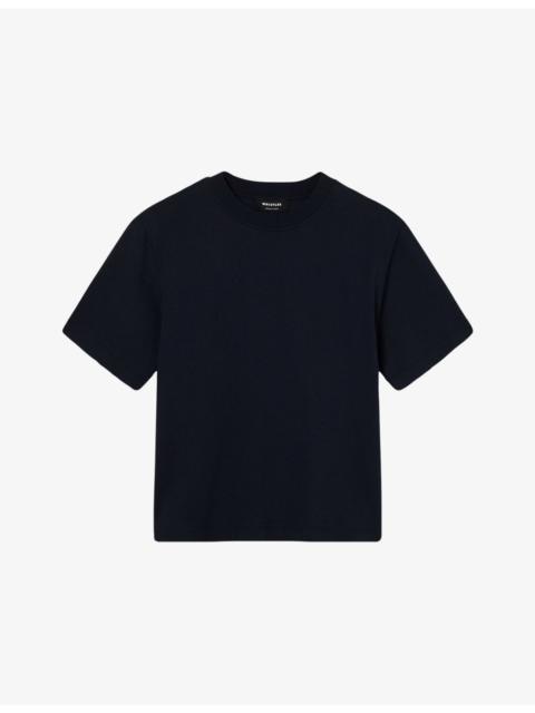 WHISTLES Short-Sleeved Round-Neck Cotton-Jersey T-Shirt