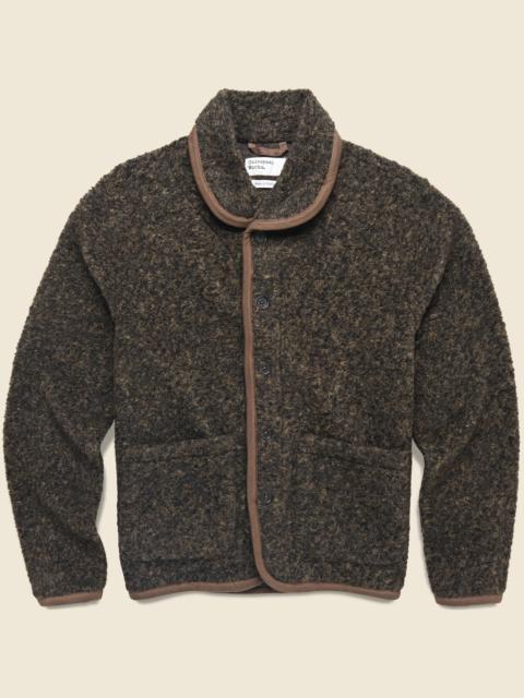 Universal Works Bouclet Fleece Lancaster Jacket - Brown