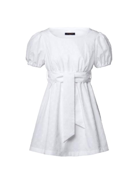 Louis Vuitton Monogram Fil Coupé Babydoll Dress
