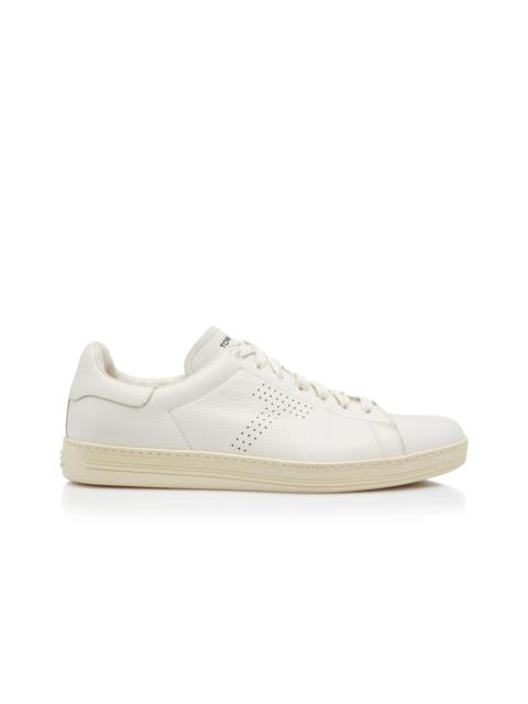 TOM FORD WARWICK GRAINED LEATHER SNEAKER