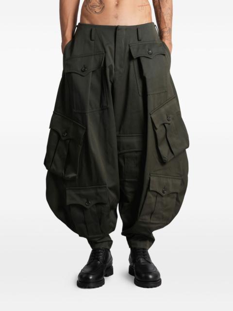 Comme des Garçons Homme Plus buttoned multi-pocket trousers