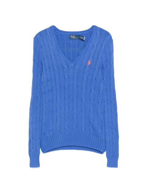 Polo Ralph Lauren cable-knit V-neck sweater