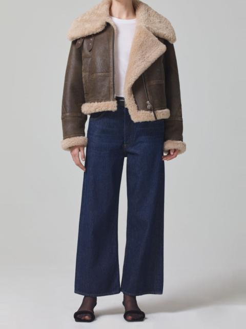 Citizens of Humanity Liv Shearling Jacket
In Mocha Brown Nappa