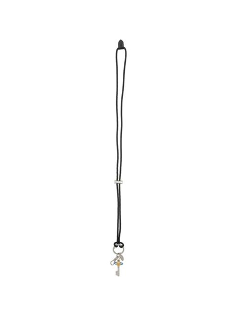 Vivienne Westwood Silver Diamante Key Orb Keychain
