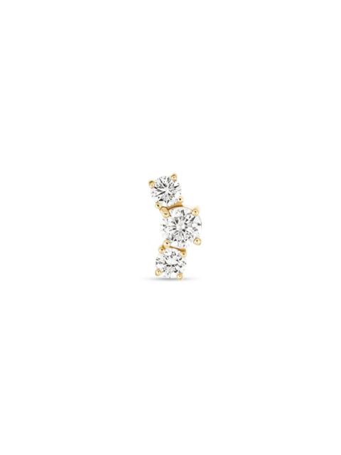 STONE AND STRAND LAB-Created Three Diamond Piercing Earring