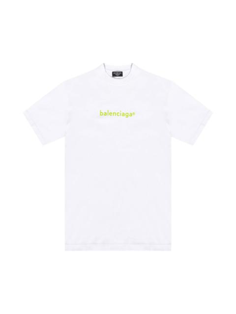 BALENCIAGA Balenciaga T-Shirt 'White/Lime'