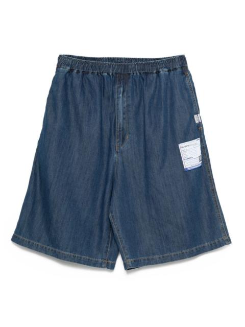 Maison MIHARAYASUHIRO elasticate-waist patch-pocket shorts