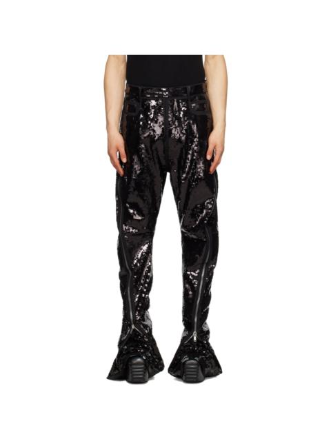 Rick Owens Black Bolan Banana Trousers