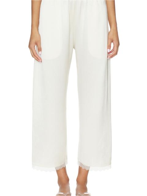 LESET Barb Lace Crop Pant