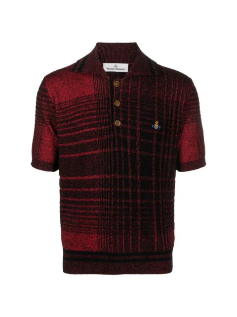Vivienne Westwood Madras check-print polo shirt