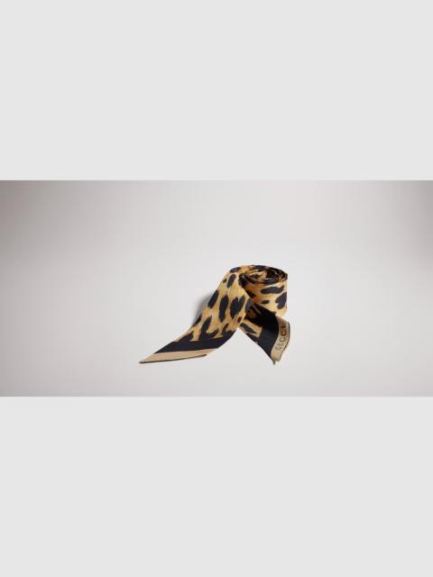 GUCCI Printed silk twill ribbon