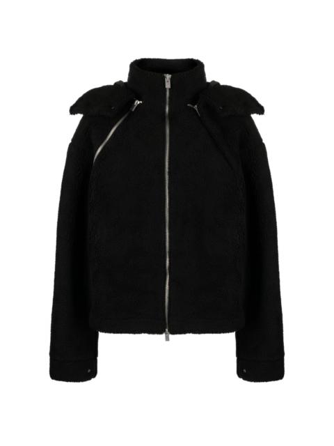 classic-hood fleece jacket