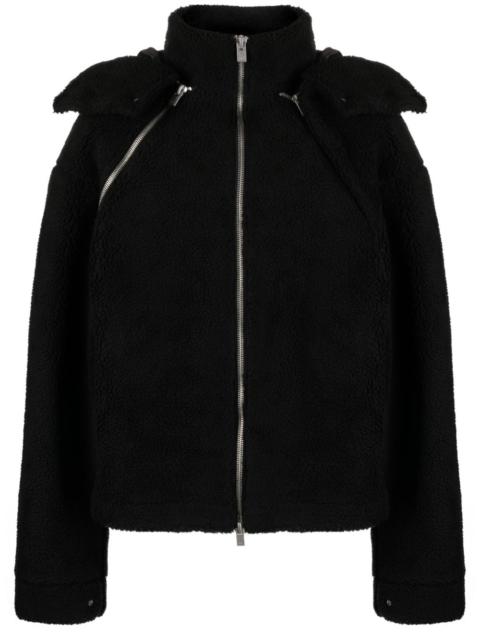 classic-hood fleece jacket