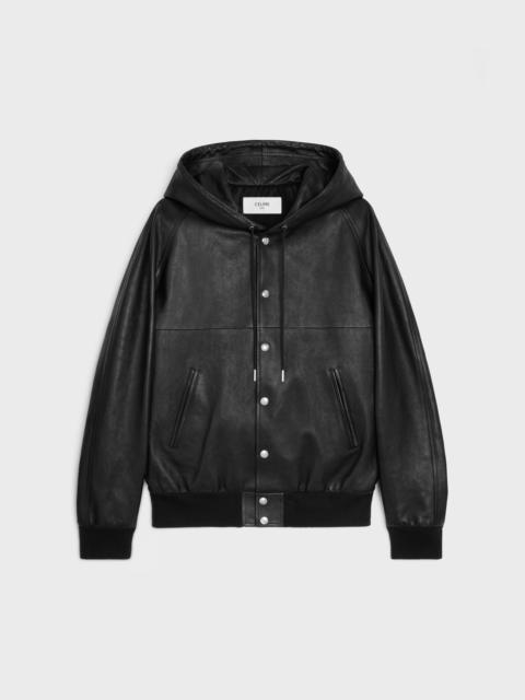 celine loose blouson jacket in soft lambskin