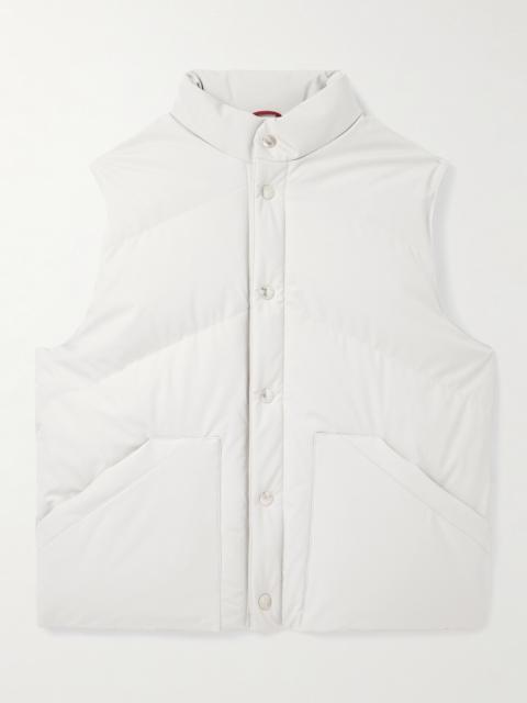 Brunello Cucinelli Quilted Shell Down Gilet