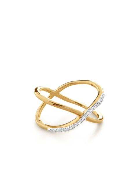 MONICA VINADER Riva Diamond Kiss ring
