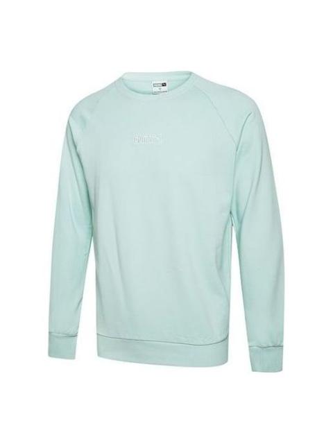 PUMA PUMA Street Style Long Sleeves Sweatshirts 'Teal' 597358-42