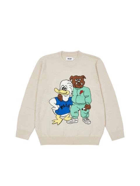 DOG AND DUCK KNIT CREAM