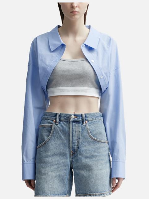 alexanderwang.t LAYERED CROP BOLERO