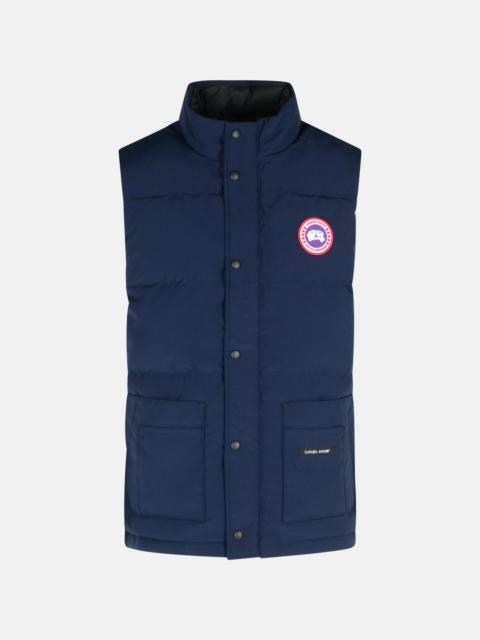 'FREESTYLE' BLUE COTTON BLEND VEST