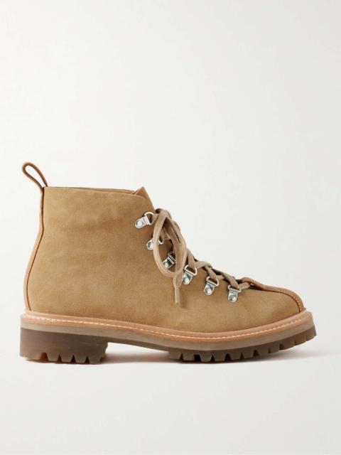 Bobby Nubuck-Trimmed Suede Boots