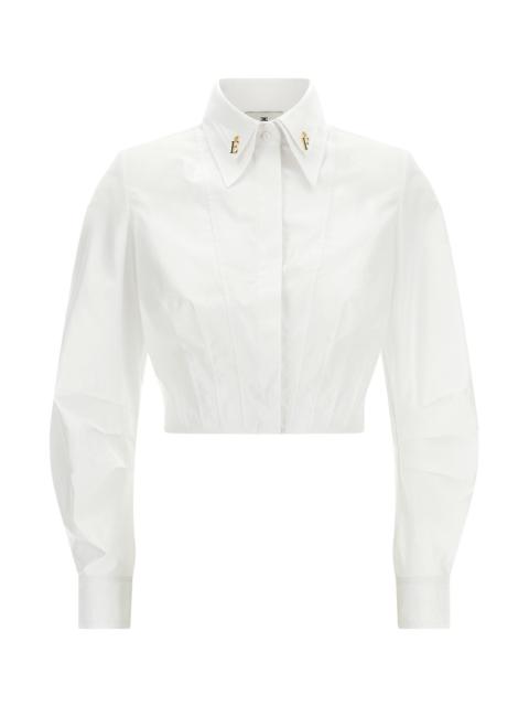 ELISABETTA FRANCHI Double-Layer Collar Shirt