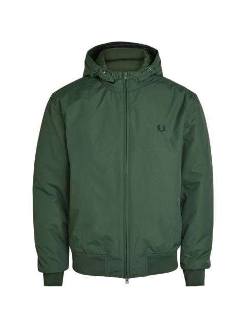 Fred Perry hooded logo-embroidered jacket