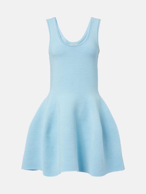 SIMKHAI Larina ribbed mini dress