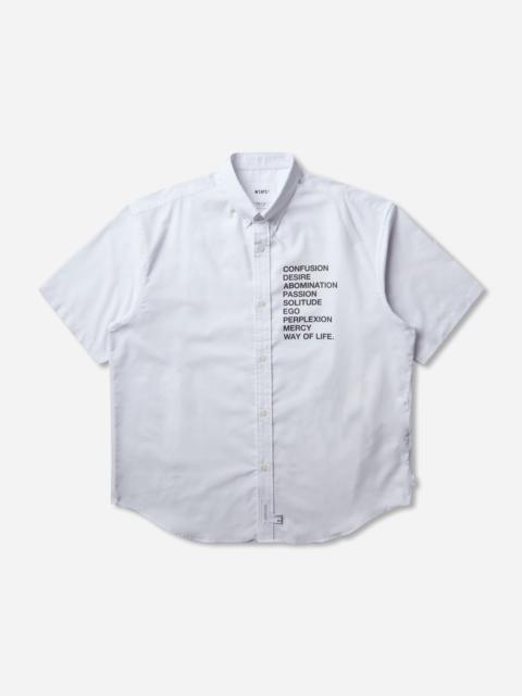 WTAPS Men's BD Shortsleeve Shirt White