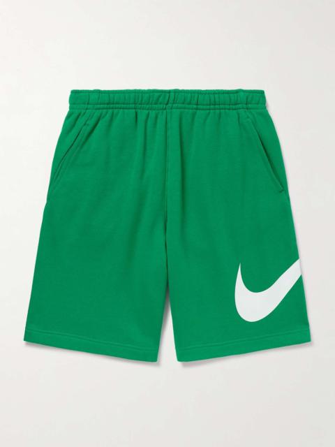 Nike Sportswear Club Straight-Leg Cotton-Blend Jersey Shorts