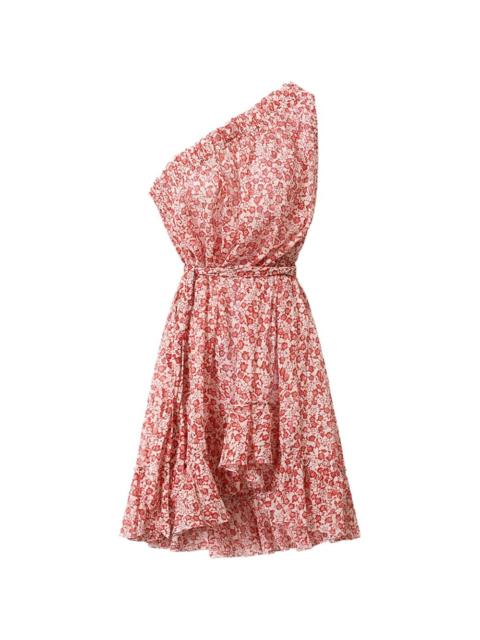 Isabel Marant Étoile Estella one-shoulder floral-print dress